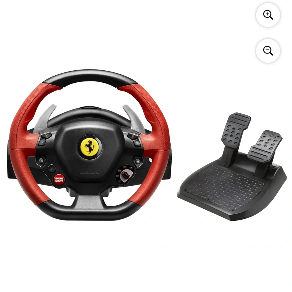Ferrari 458 Spider Racing Wheel - Red and Black - Picture 5 of 9